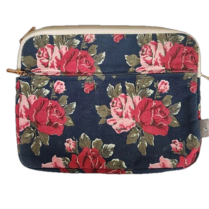 3/$25 CoolBell padded laptop cover with zipper utility pocket blue floral